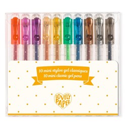 Djeco 10 mini stylos gel classique