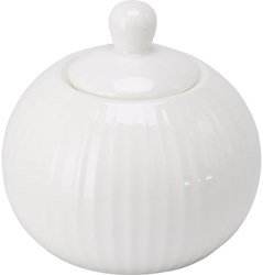 Excellent Houseware sucrier porcelaine avec couvercle blanc lot de 6 pièces