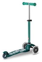 Micro trottinette enfant Mini Micro Deluxe ECO LED vert - durable et réglable-2