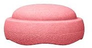 Bloc d'empilage Stapelstein Pastel Primary Light Red - 1 pièce