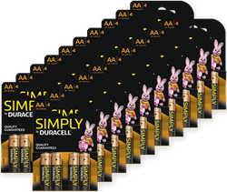 Duracell AA batterij LR6 doos a 20 kaart