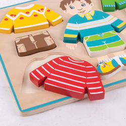 Bigjigs Dressing Boy Puzzle