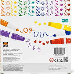Tiger Tribe feutres Dual Tip Stamp Markers pour enfants et loisirs créatifs