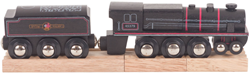 BigJigs locomotive à vapeur en bois - Black 5 - train jouet