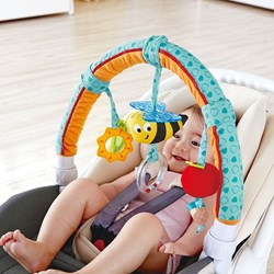 Hape arche de jeu bébé bleu - Garden Friends Play Arch - jouet sensoriel