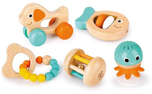 Hape coffret de jouets sensoriels - Cadeau évolutif pour bébés et tout-petits