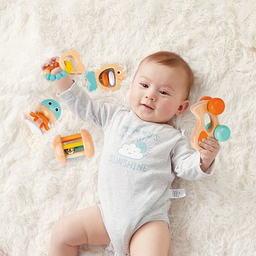 Hape coffret de jouets sensoriels - Cadeau évolutif pour bébés et tout-petits-3