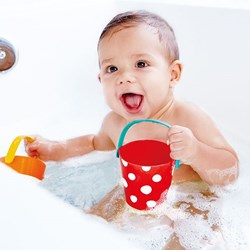 Hape ensemble de seaux colorés jouet de bain plaisir aquatique