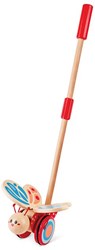 Hape bâton à pousser papillon jouet en bois pour tout-petits