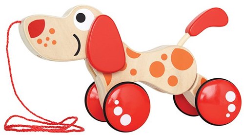 Hape chien à tirer en bois Pepe - jouet durable-2