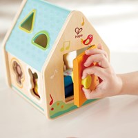 Hape trieur de formes en bois Critter House - jouet éducatif animaux-3