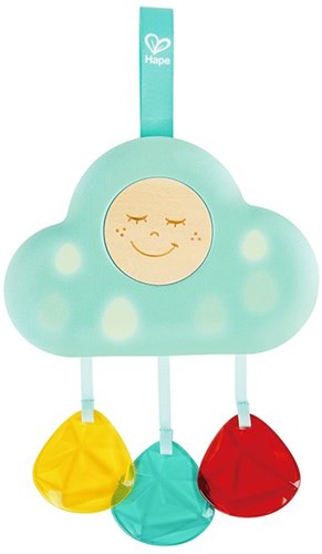 Hape Veilleuse Nuage Musical Mobile Bébé-2
