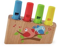 Hape flûte de pan en bois arc-en-ciel instrument de musique pour enfants