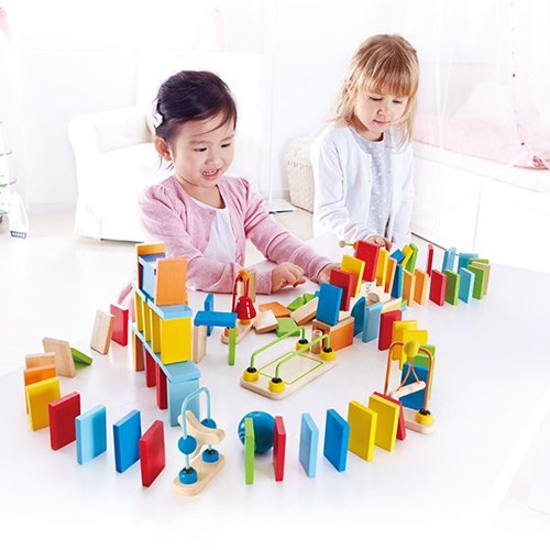 Hape Domino jeu dynamique en bois - jouet éducatif