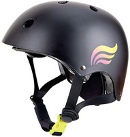 Hape casque de sécurité - noir - réglable - casque enfant vélo trottinette
