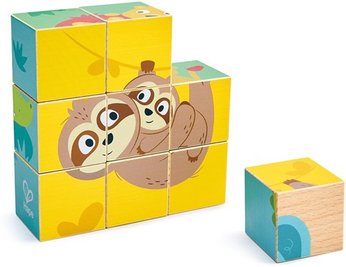 Hape blocs puzzle animaux en bois - jouet éducatif animaux sauvages