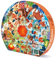 Hape puzzle Âge de pierre - jouet éducatif carton 102 pièces-2