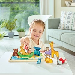 Hape puzzle animaux Animal Kingdom - jouet en bois pour enfants