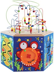 Hape Grand cube d'activités récif corallien jouet en bois