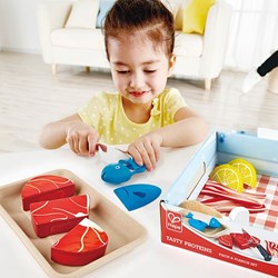 Hape set de cuisine viande et poisson - aliments jouets pour enfants