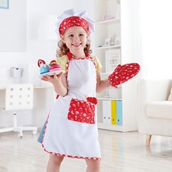Hape Set de tablier enfant - Déguisement de chef avec accessoires pour enfants
