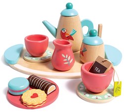 Hape service à thé en bois - jouet de jeu d'imitation créatif