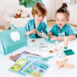 Hape jouet dentiste Super Smile Dental Clinic Set - jeu de rôle éducatif