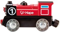 Hape locomotive à piles train jouet avec lumière et son-2