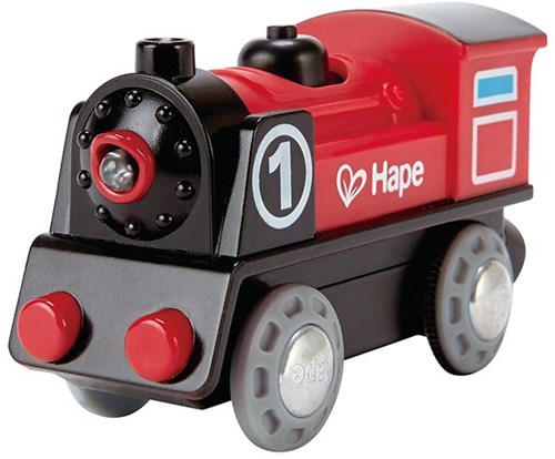 Hape locomotive à piles train jouet avec lumière et son-3