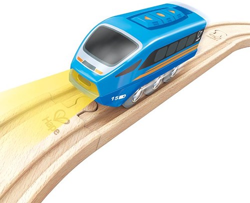 Hape locomotive train télécommandé avec application et effets sonores-2