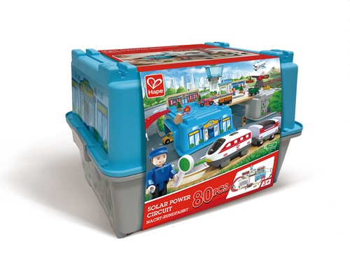 Ensemble de seaux de train Hape Mega Metropolis