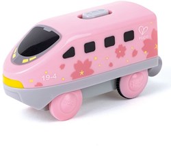 Hape train jouet à pile rose - Intercity Loco pour enfants