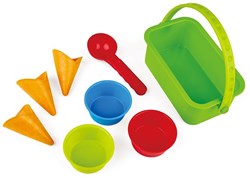Hape marchand de glace jouet de plage - moules à sable - jeu créatif