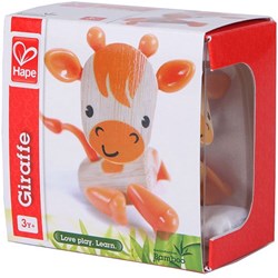 Hape girafe jouet bambou durable orange pour enfants