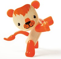 Hape figurine lion en bambou - jouet animal en bois durable-2