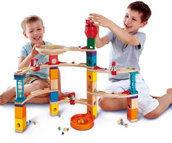 Hape Quadrilla piste à billes Castle Escape jouet en bois STEM