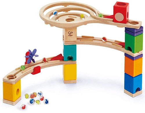 Hape circuit à billes Race to the finish jouet en bois durable-2