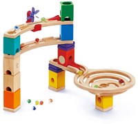 Hape circuit à billes Race to the finish jouet en bois durable-3