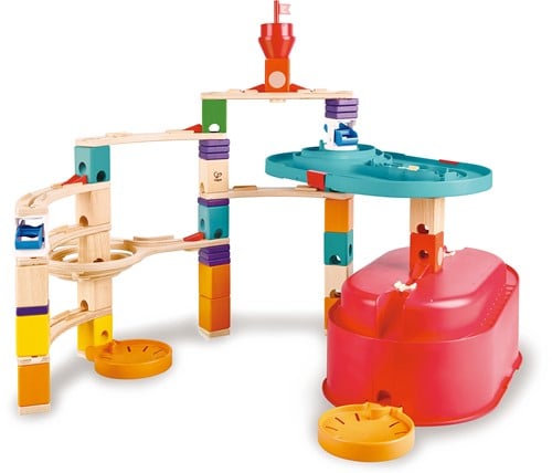 Hape Quadrilla Stack Track Bucket Set