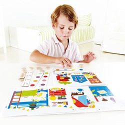 Hape jouet éducatif en bois Find and Count Colors pour enfants