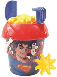 Adriatic jouet de plage seau Superman Ø18cm pour enfants