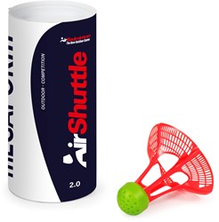 Megaform badminton AirShuttle 2.0 - Tube de 3 volants d'extérieur