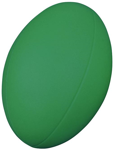 Pre-Sport ballon rugby mousse vert - Ballon de Rugby en mousse enduite pour enfants