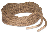 Pre-Sport corde à tirer en jute 30m - corde de jeu d'équipe
