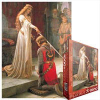 Eurographics puzzle art Edmung Blair Leighton The Accolade 1000 pièces-2