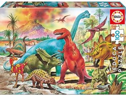 Educa puzzle 100 pièces dinosaures carton jouet enfants