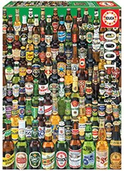 Educa puzzle bouteilles de bière 1000 pièces adultes