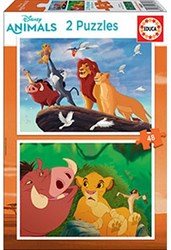 Educa puzzle Le Roi Lion 2 x 48 pièces puzzle pour enfants