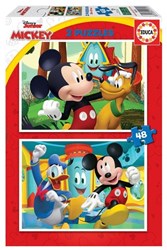 Educa puzzle Mickey Mouse Maison de Mickey 2 x 48 pièces carton