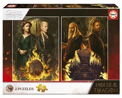 Educa puzzle Game of Thrones Maison du Dragon 2x500 pièces carton